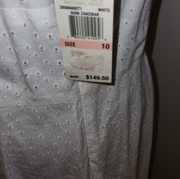 NWT!! MICHAEL BY MICHAEL KORS EYELET DRESS !!! - Picture 4 of 7